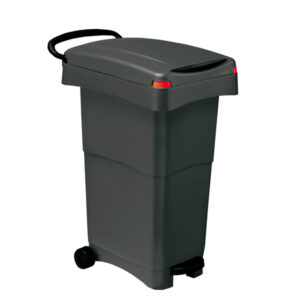 BIDONE MOBILE A PEDALE - 80 L - 40X65X81 CM - PPL - GRIGIO - MOBIL PLASTIC 86738