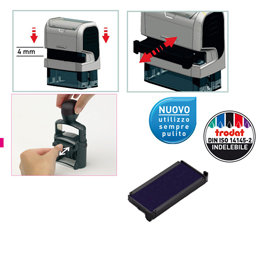 TAMPONE DI RICAMBIO 6-4915 - BLU - TRODAT - CONF. 3 PEZZI 83432