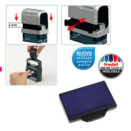 TAMPONE DI RICAMBIO 6-53 - BLU - TRODAT - CONF. 3 PEZZI 83427