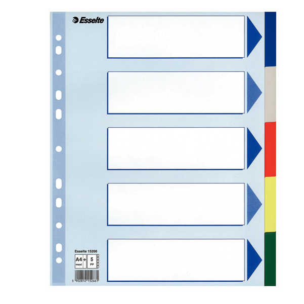 INTERCALARE PPL 5T.MAXI Col ESSELTE 15266 561050 45650
