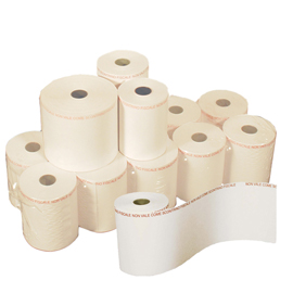 ROTOLO PER POS E CARTE DI CREDITO - 57 MM X 20 M - DIAMETRO ESTERNO 64 MM - ANIMA 12 MM - CARTA CHIMICA A 2 COPIE - SABACART - BLISTER 10 PEZZI 100182