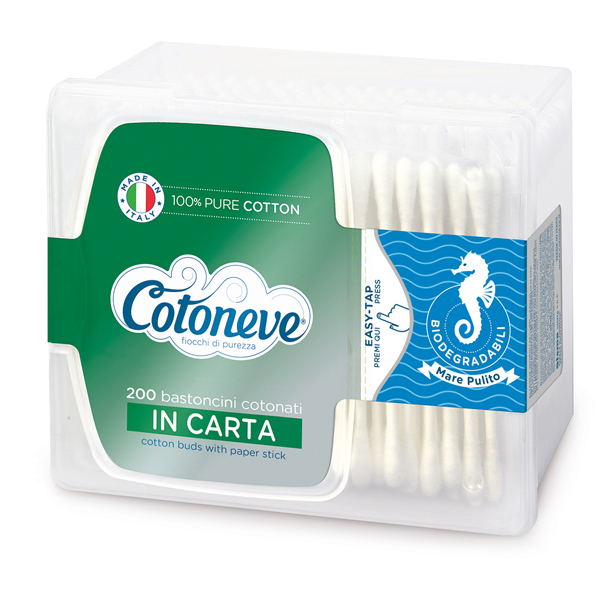 BASTONCINI CON COTONE - COTONEVE - COFANETTO DA 200 PEZZI 96005