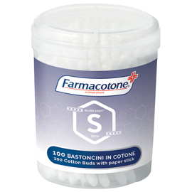 BASTONCINI COTONATI SILVER ASSET - IN BARATTOLO - FARMACOTONE - CONF. 100 PEZZI 97052