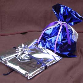 SACCHETTI REGALO METAL. 15X25 70916