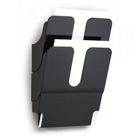 DISPLAY DA PARETE FLEXIPLUS - 2 TASCHE A4 - NERO - DURABLE 65236