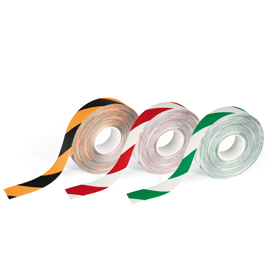 NASTRO ADESIVO DA PAVIMENTO - EXTRA FORTE - 50 MM - GIALLO-NERO - DURABLE - ROTOLO DA 30 M 87164