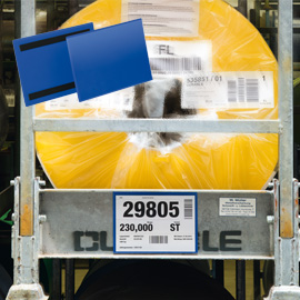 BUSTE IDENTIFICATIVE MAGNETICHE - FORMATO A5 ORIZZONTALE (210X148 MM) - DURABLE - CONF. 50 PEZZI 80644