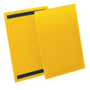 BUSTE CON BANDE MAGNETICHE - A4 VERTICALE - GIALLO - DURABLE - CONF.50 PEZZI 90109