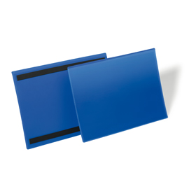 BUSTE IDENTIFICATIVE MAGNETICHE - FORMATO A4 ORIZZONTALE (297X210 MM) - DURABLE - CONF. 50 PEZZI 80646