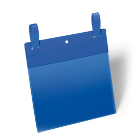 BUSTE IDENTIFICATIVE CON FASCETTE DI AGGANCIO - FORMATO A5 ORIZZONTALE (210X148 MM) - DURABLE - CONF. 50 PEZZI 80653