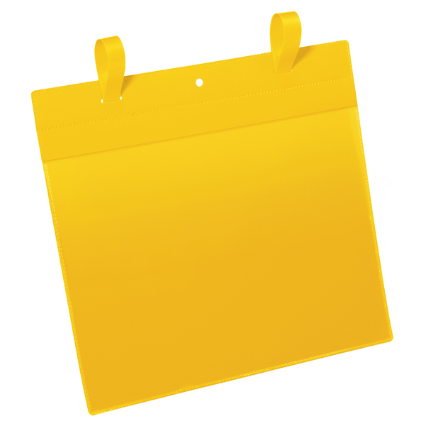 BUSTE CON FASCETTE DI AGGANCIO - A4 ORIZZONTALI - GIALLO - DURABLE - CONF. 50 PEZZI 90113