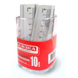 BARATTOLO 15 RIGHELLI - 10CM - ALLUMINIO - ARDA 56789