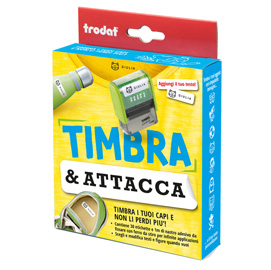 KIT TIMBRAATTACCA - PER STAMPA SU TESSUTI/ETICHETTE - TRODAT 95298