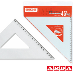 SQUADRA LINEA PROFIL - ALLUMINIO - 45GRADI - 30CM - ARDA 34891