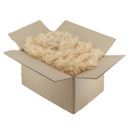 TRUCCIOLO DA IMBALLAGGIO - LEGNO - COLORE PAGLIA - 1 KG - POLYEDRA 102054