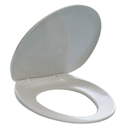 SEDILE PER WC - UNIVERSALE - PPL - DISTANZA FORI DA 8,5 A 17,5 CM - BIANCO - DURABLE 70967