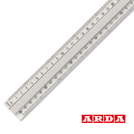 DOPPIODECIMETRO 18420 - ALLUMINIO - CON IMPUGNATURA - ARDA 51330