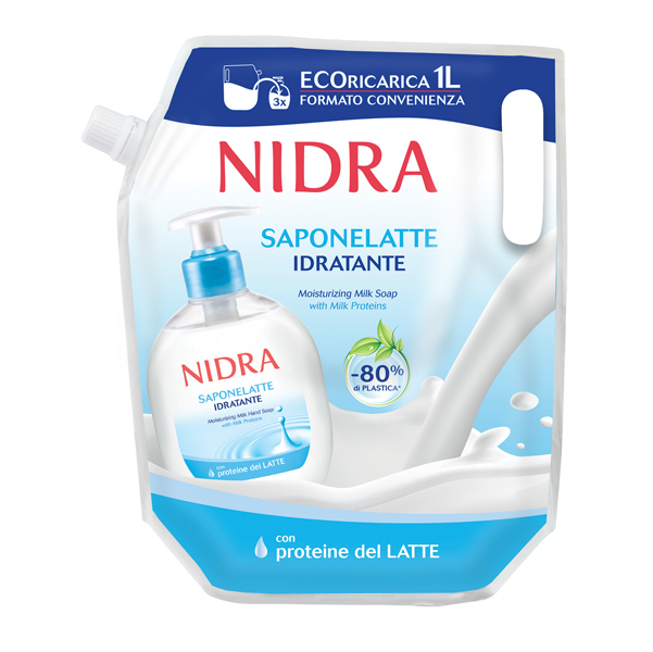 SAPONE LIQUIDO MANI NIDRA - ECORICARICA 1 L - GAIA 91503