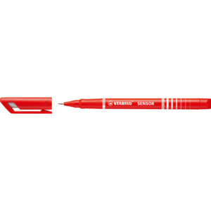 FINELINER STABILO SENSOR - TRATTO 0,3MM - ROSSO - STABILO 80095