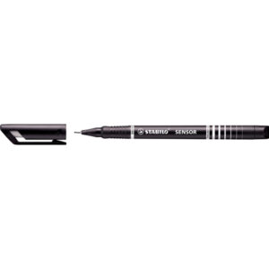 FINELINER STABILO SENSOR - TRATTO 0,3MM - NERO - STABILO 80094