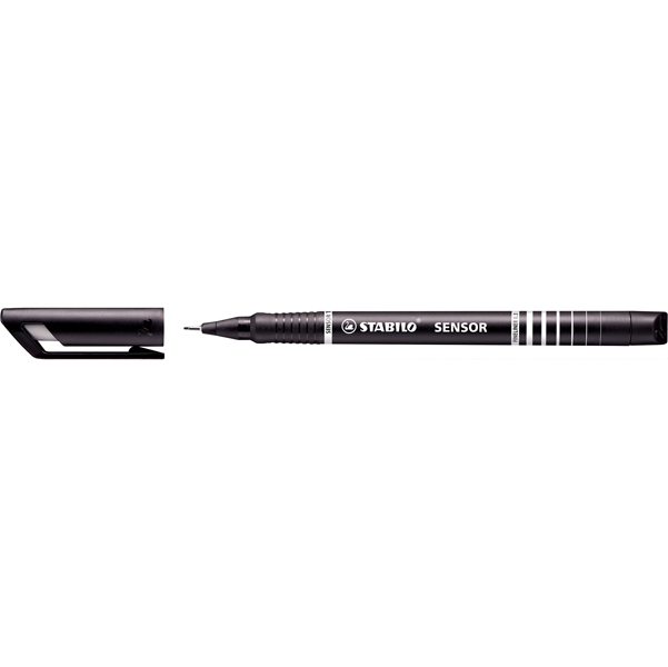 FINELINER STABILO SENSOR - TRATTO 0,3MM - NERO - STABILO 80094