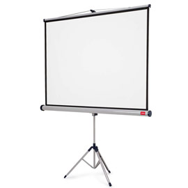 SCHERMO DI PROIEZIONE SU TREPPIEDE - FORMATO 16:10 - 175X115 CM - NOBO 74516