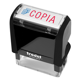 TIMBRO PRINTY 4912 OFFICE ECO - AUTOINCHIOSTRANTE - COPIA - 47 X 18 MM - NERO - TRODAT 100607
