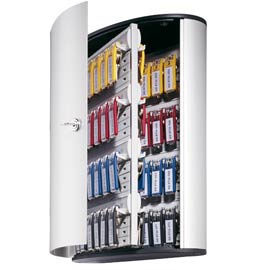 CASSETTA PORTACHIAVI DA PARETE KEY BOX - 30,2X11,8X40 CM - 72 POSTI - GRIGIO - DURABLE 68840