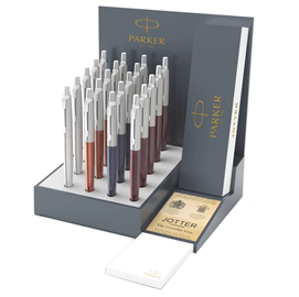 EXPO DA BANCO 20 PENNE A SFERA M JOTTER CORE COLORI ASSORTITI PARKER 81754