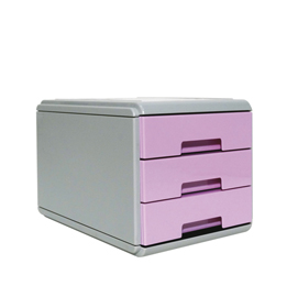 MINI CASSETTIERA KEEP COLOUR PASTEL - 17X25,4X17,7 CM - GRIGIO-LILLA - ARDA 85150