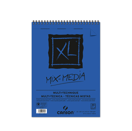 ALBUM SPIRALATO XL MIX MEDIA -  29,7X42 CM - 300 GR - 30 FOGLI - CANSON 50858