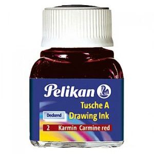 INK CHINA 02 ROSSO CARMINIO 12CC. PELIKAN 36328