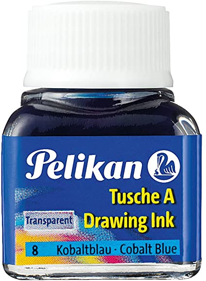 INK CHINA 08 BLU COBALTO 12CC. PELIKAN 36333