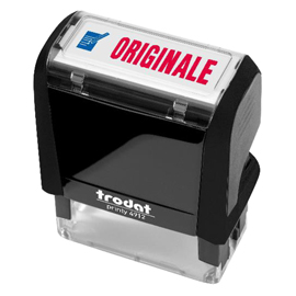 TIMBRO PRINTY 4912 OFFICE ECO - AUTOINCHIOSTRANTE - ORIGINALE - 47 X 18 MM - NERO - TRODAT 100608