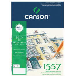 BLOCCO COLLATO LATO CORTO - A3 - 180 GR - 30 FOGLI - CANSON 85650
