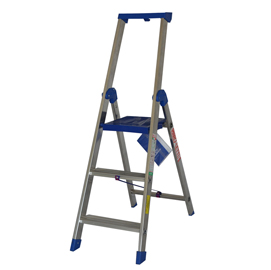 SCALA PROFESSIONALE CLIMB EVOLUTION - 3 GRADINI - ALLUMINIO - MARCHETTI 81835