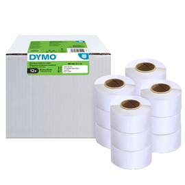 ROTOLO ETICHETTE PER INDIRIZZI STANDARD - 28 X 89 MM - BIANCO - DYMO - VALUE PACK 12 PEZZI 99558