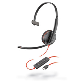 CUFFIE BLACKWIRE 3210 USB-A -POLY POLYVOY5200UC