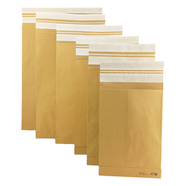 SACCHETTO E-COMMERCE E-DOUBLE - 35 X 52,5 CM - AVANA - BONG PACKAGING - CONF. 100 PEZZI 97532