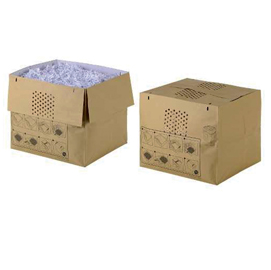 SACCHI ESPANDIBILI PER DISTRUGGIDOCUMENTI AUTO+ 500X-M - 450X400X390 MM - FINO A 80 L - CARTA RICICLABILE - REXEL - CONF. 50 PEZZI 76505