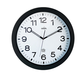 OROLOGIO DA PARETE AUTOMATIC DST ORION - DIAMETRO 36 CM - BIANCO-NERO - CON RADIOCONTROLLO - CEP 83008