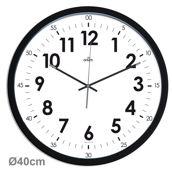 OROLOGIO DA PARETE SILENT CLOCK ORION - DIAM.40CM - CEP 89697