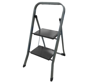 SCALA SGABELLO DALI' - 2 GRADINI - ACCIAIO VERNICIATO GRIGIO - MARCHETTI 83497