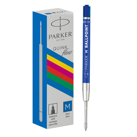 REFILL SFERA QUINKFLOW - PUNTA MEDIA - PLASTICA - BLU - PARKER 100100