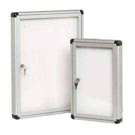 BACHECA PER INTERNI - CON ANTA BATTENTE - FONDO BIANCO MAGNETICO - 9 FOGLI A4 - VERTICALE - STARLINE STL6437