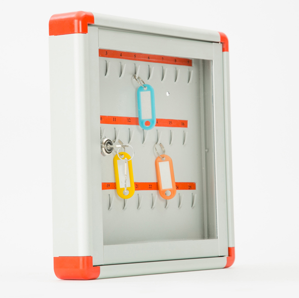 2184-0 BACHECA MURALE PORTACHIAVI - 25 POSTI - 30X30 CM - METALPLUS 90213