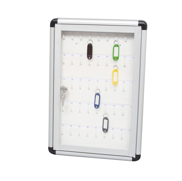 BACHECA MURALE PORTACHIAVI - 30X45 CM - 45 POSTI CHIAVE - METALPLUS 65209