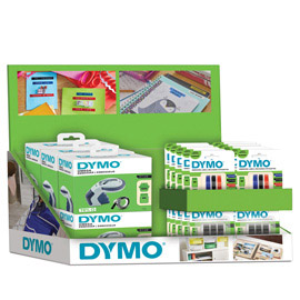 EXPO ETICHETTATRICE OMEGA - CON ASSORTIMENTO NASTRI - DYMO - EXPO 26 PEZZI 98799