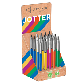 PENNA A SFERA JOTTER ORIGINAL PLASTIC - COLORI ASSORTITI - PARKER - EXPO 20 PEZZI 102235
