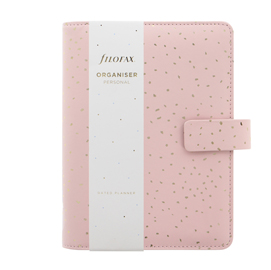 ORGANISER CONFETTI - F.TO PERSONAL - 187 X 153 X 40 MM - CON CINTURINO - ROSA - FILOFAX 94938